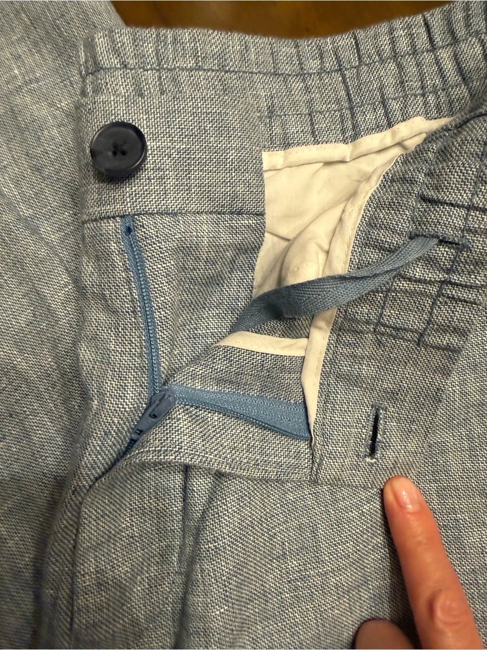 Men's Linen-Blend Pants